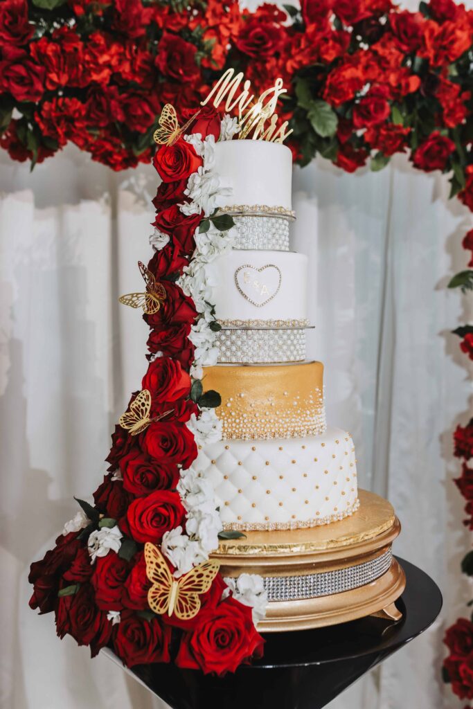 JW Marriott Bonnet Creek Orlando Wedding Reception Cake