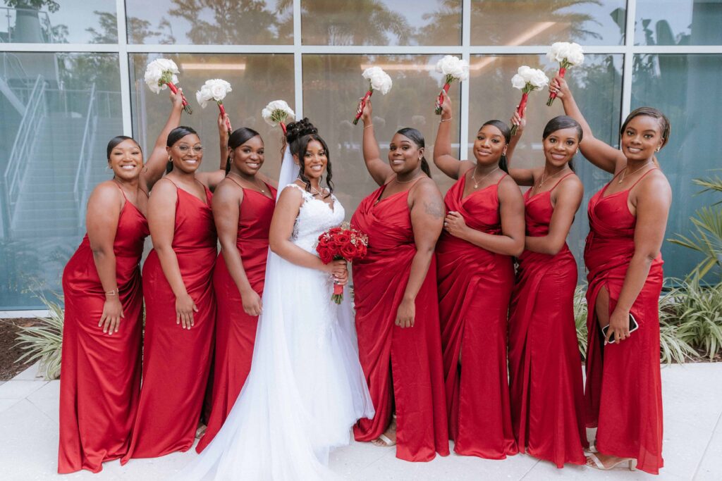 Bridal Wedding Pary at JW Marriott Bonnet Creek Orlando Florida