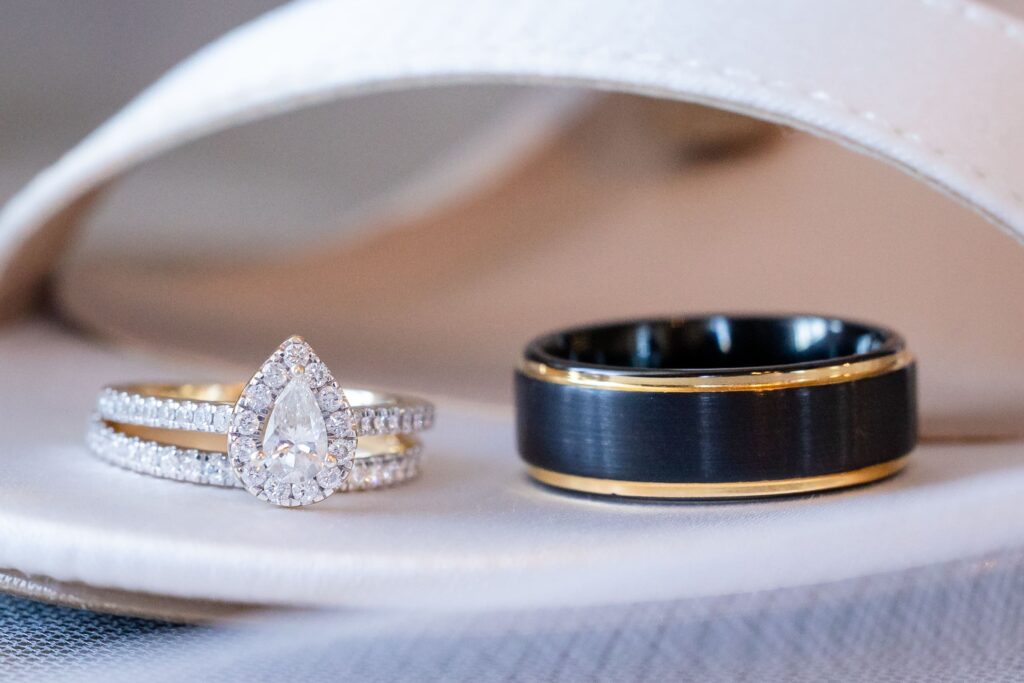 Up close detailed ring shots at Highland Manor Wedding Venue in Apopka, FL | Wedding Photos by Phavy Photography - Orlando Wedding Photographer