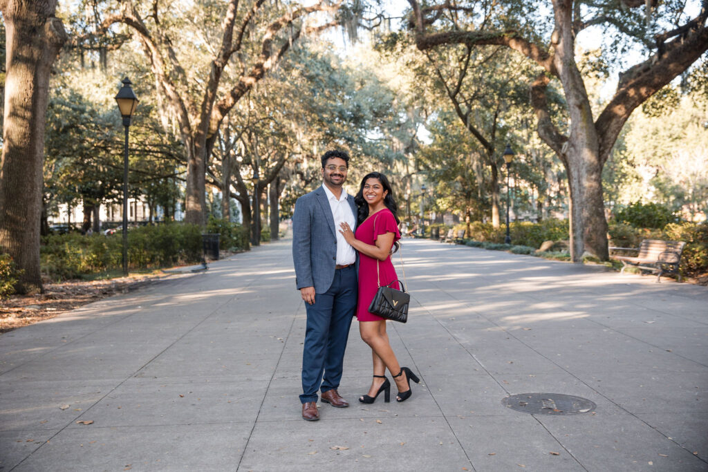 Proposal Photos at Forsyth Park, Savannah | Savannah Proposal Photographer - Phavy Photography