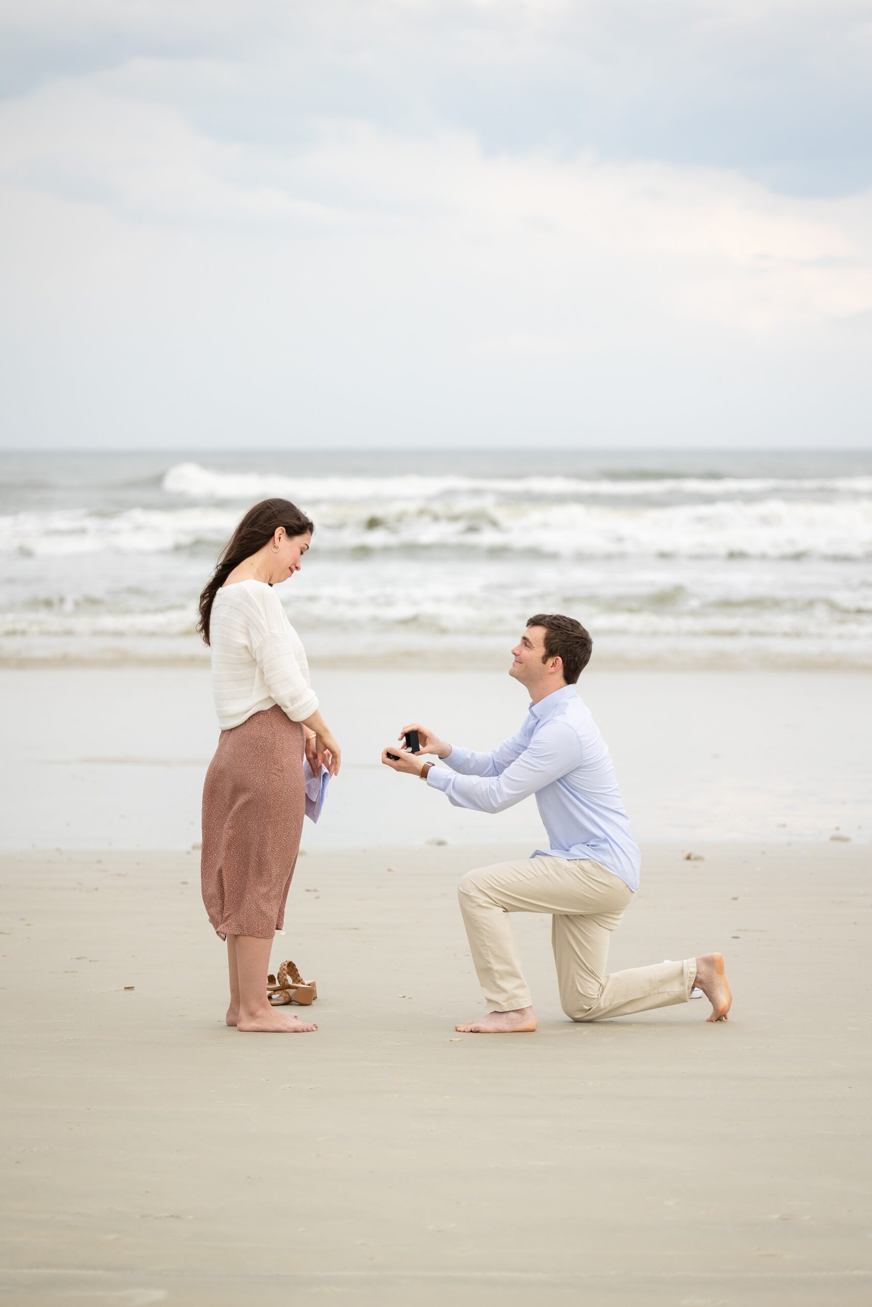 Proposal Photography on St. Augustine Beach by St. Augustine Photographer, Phavy Photography