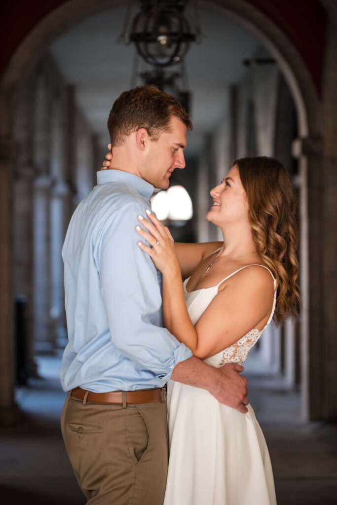 Engagement session at The Lightner Museum in St. Augustine Florida by Phavy Photography