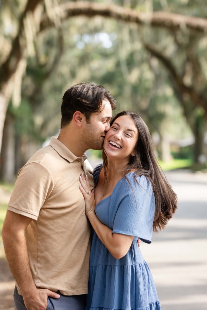 A Proposal on Magnolia Ave in St. Augustine, FL | Photo by Phavy Photography, St. Augustine Proposal Photographer