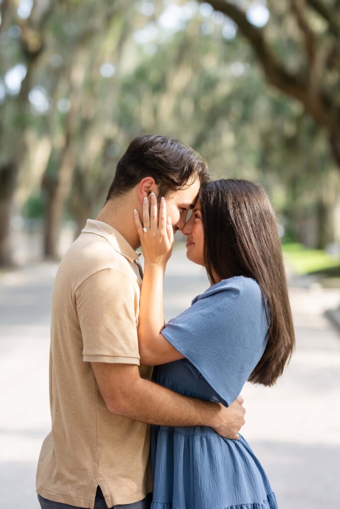 A Proposal on Magnolia Ave in St. Augustine, FL | Photo by Phavy Photography, St. Augustine Proposal Photographer