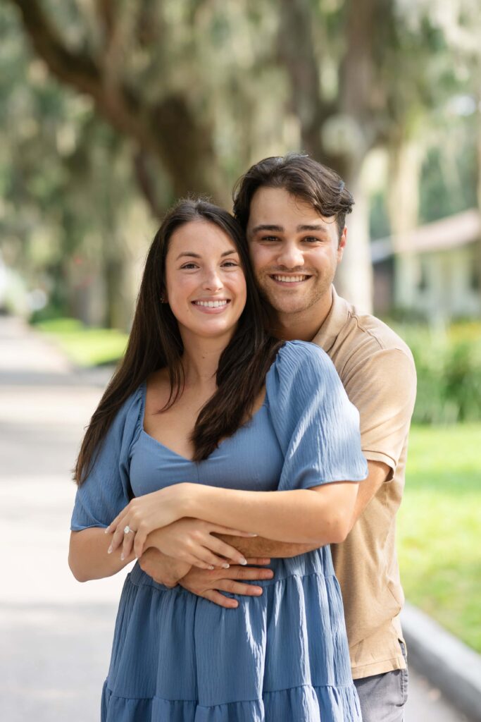 A Proposal on Magnolia Ave in St. Augustine, FL | Photo by Phavy Photography, St. Augustine Proposal Photographer