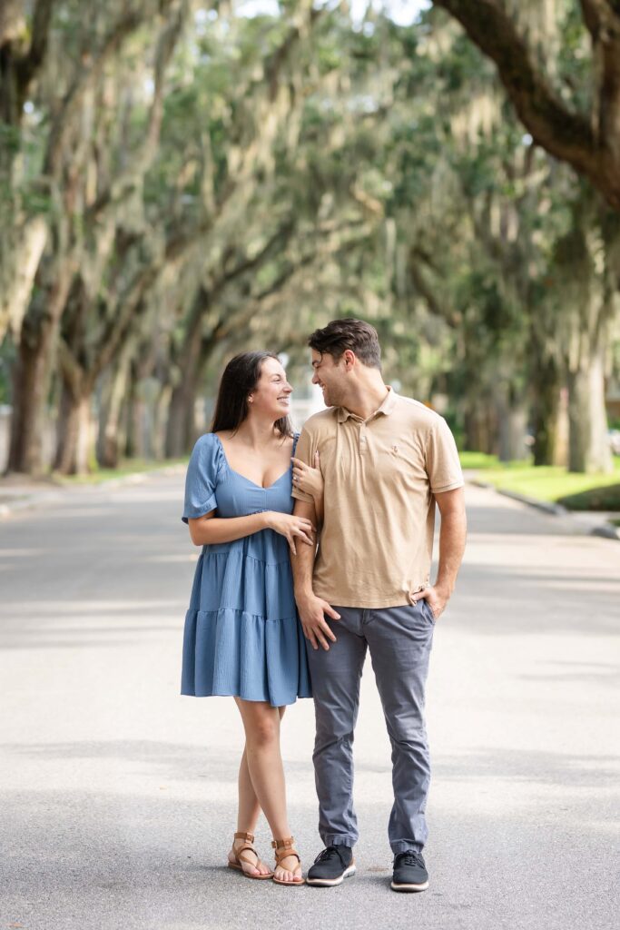 A Proposal on Magnolia Ave in St. Augustine, FL | Photo by Phavy Photography, St. Augustine Proposal Photographer