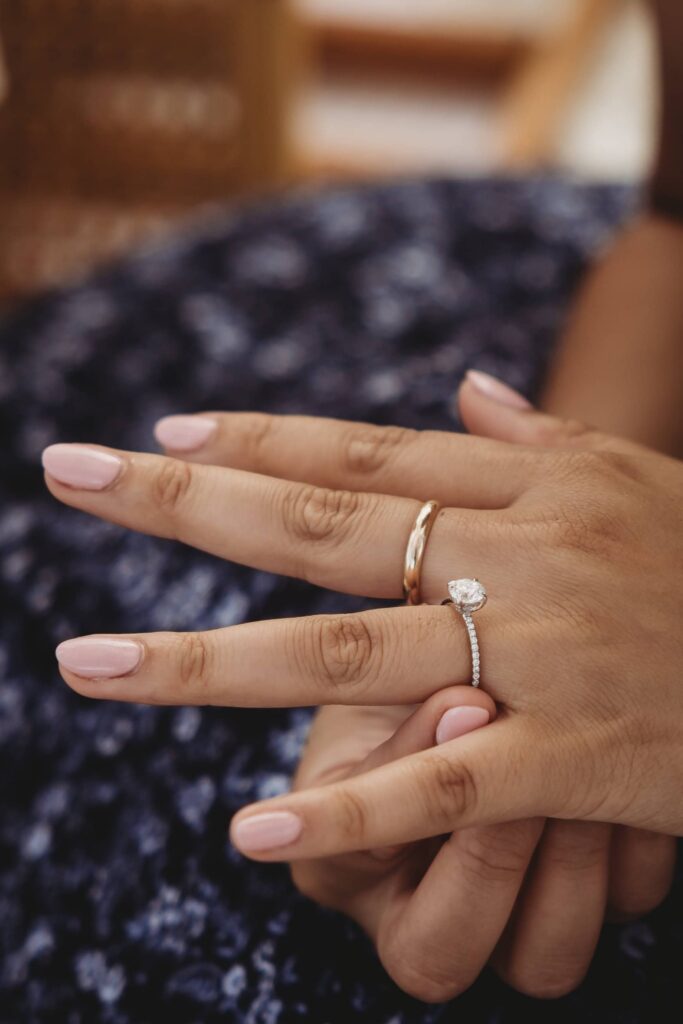 A proposal at Driftwood Beach in Jekyll Island | Proposal Photographer in Jekyll Island, Phavy Photography