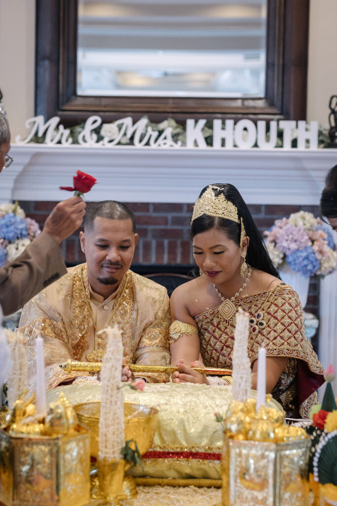 Khmer Wedding - Knot Tying Ceremony