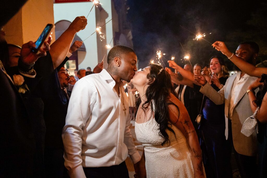 Wedding Exit at the Treasury on the Plaza, Saint Augustine, FL | Phavy Photography