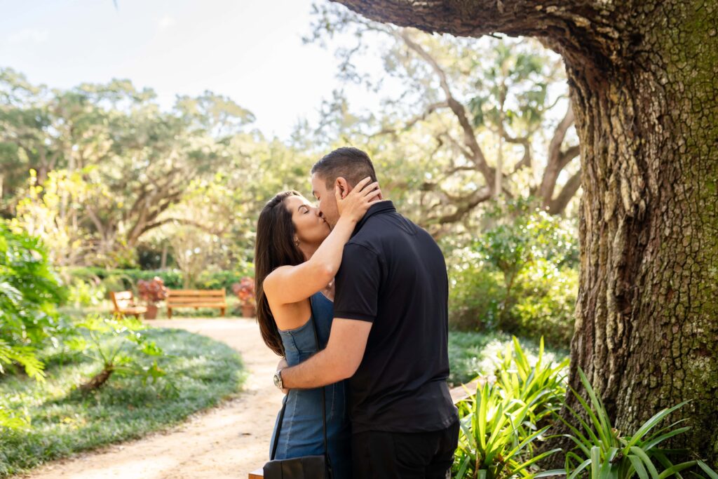 Surprise Proposal at Washington Oaks Gardens State Park, Palm Coast Florida