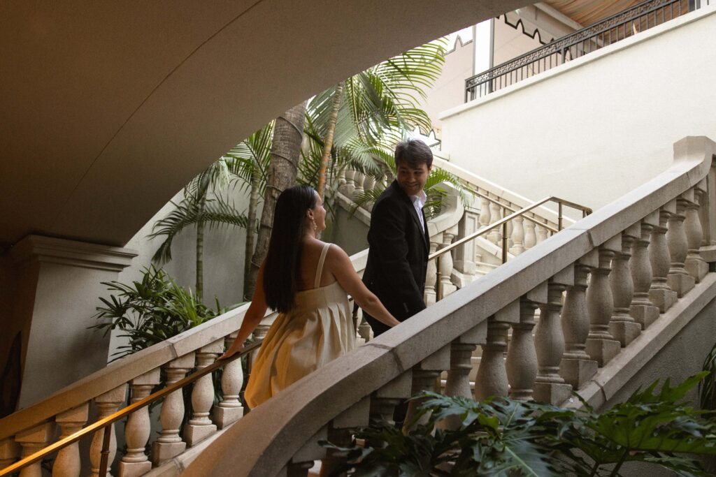 Engagement session at Casa Monica, St. Augustine, FL by Phavy Photography