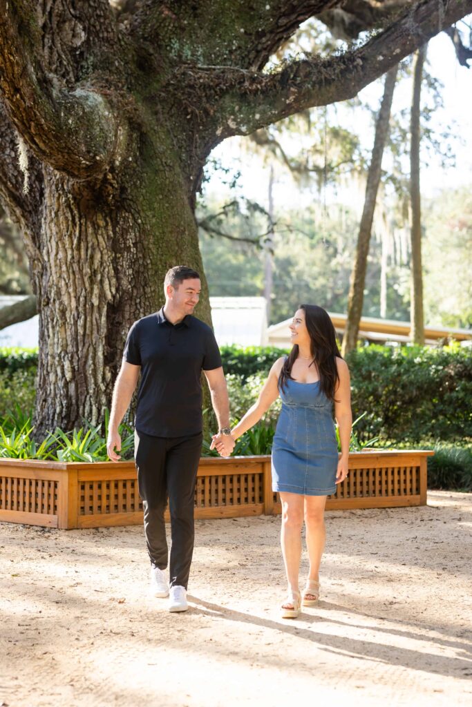 Washington Oaks Garden State Park Engagement Session, Palm Coast Florida