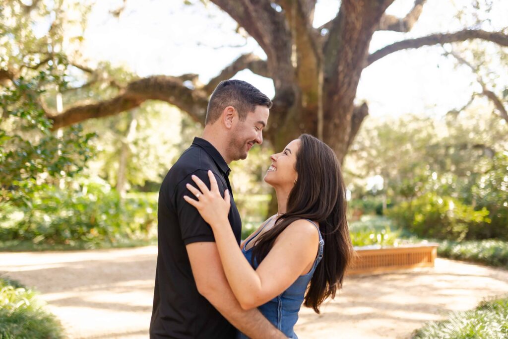 Engagement session at Washington Oaks State Park, Palm Coast, FL