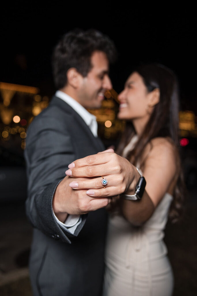 St. Augustine Night of Lights Engagement Photos by Phavy Photography