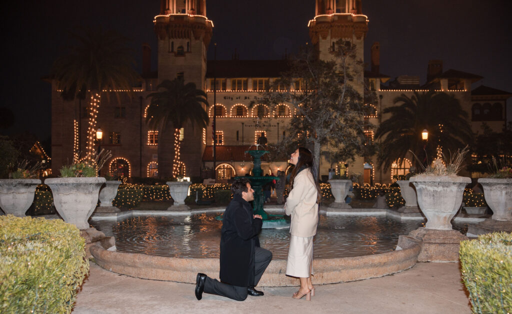 Proposing during Night of Lights