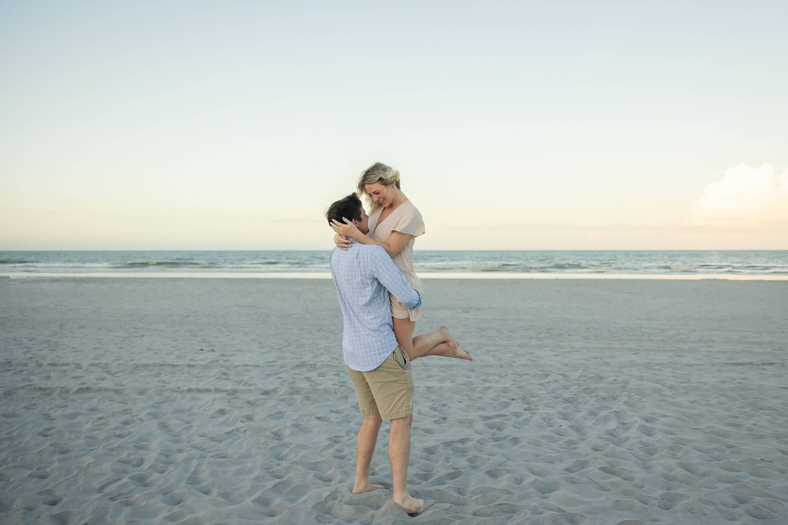 Engagement photoshoot on St. Augustine Beach, FL