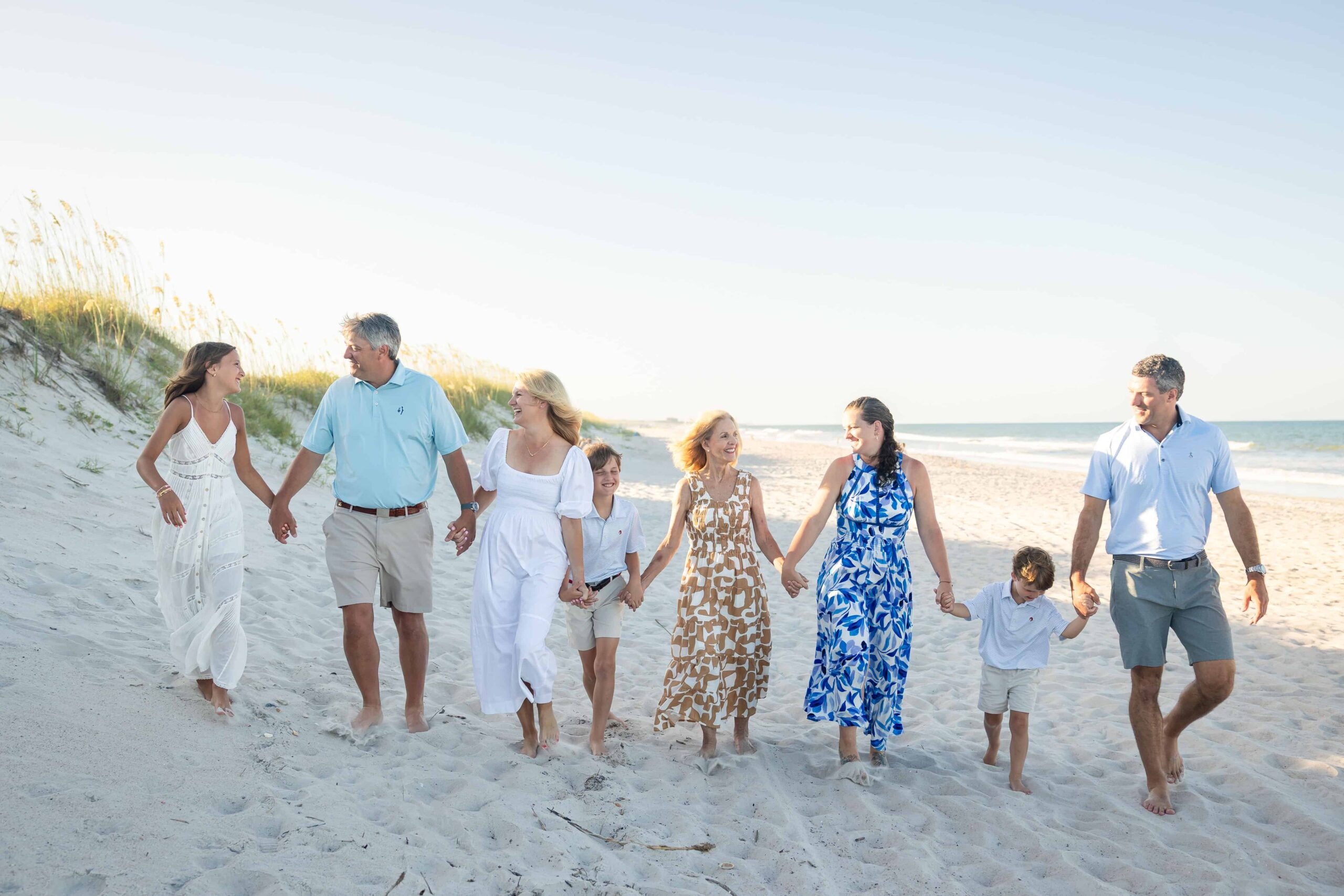 Family photoshoot on Amelia Island, FL