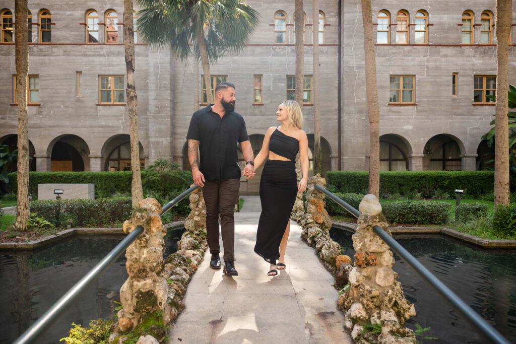 Lightner Museum candid engagement photos