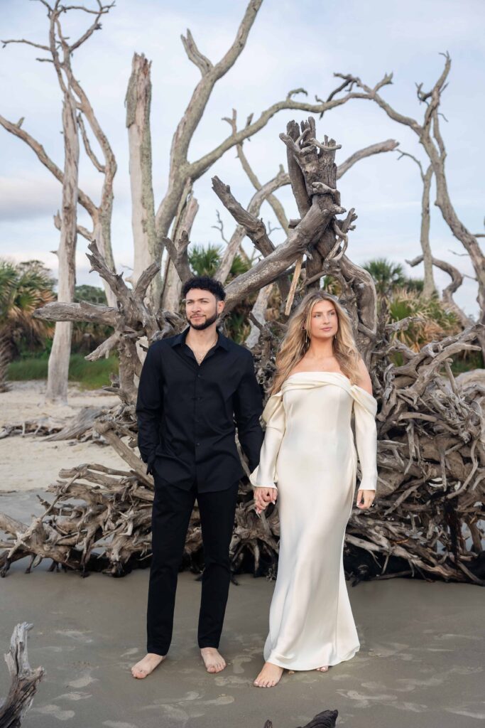 Beautiful bride in fashion nova dress