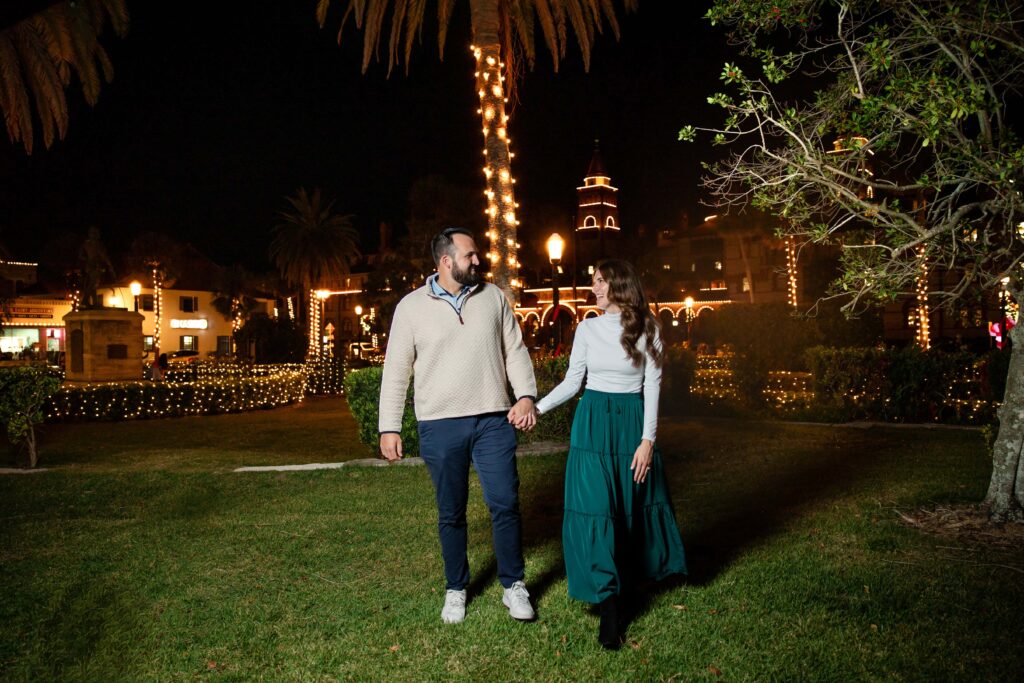 Nights of Lights Engagement Session | Phavy Photography