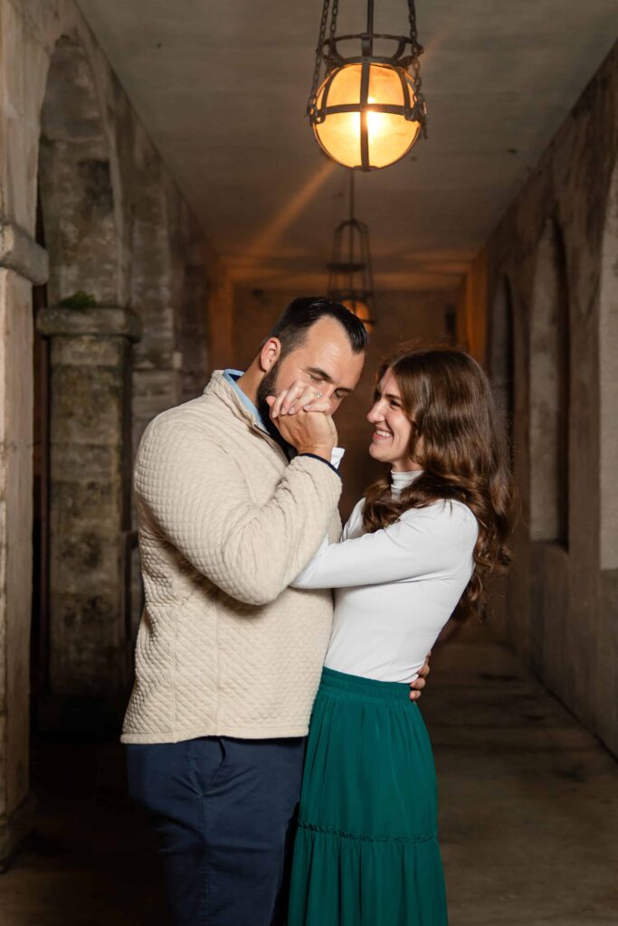 Nights of Lights Surprise Proposal | St Augustine Engagement Photos