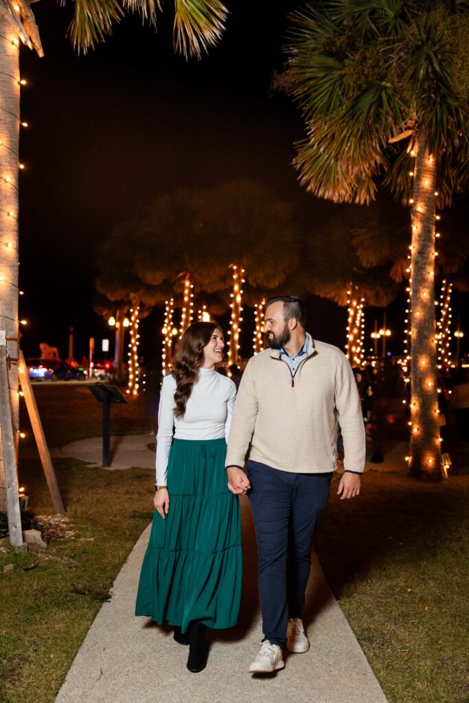 Nights of Lights Surprise Proposal | St Augustine Engagement Photos