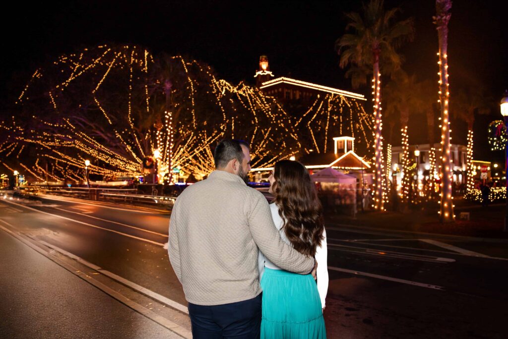 Nights of Lights Proposal Photos