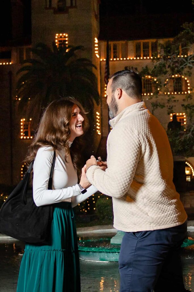 Surprise proposal at the Lightner Museum 