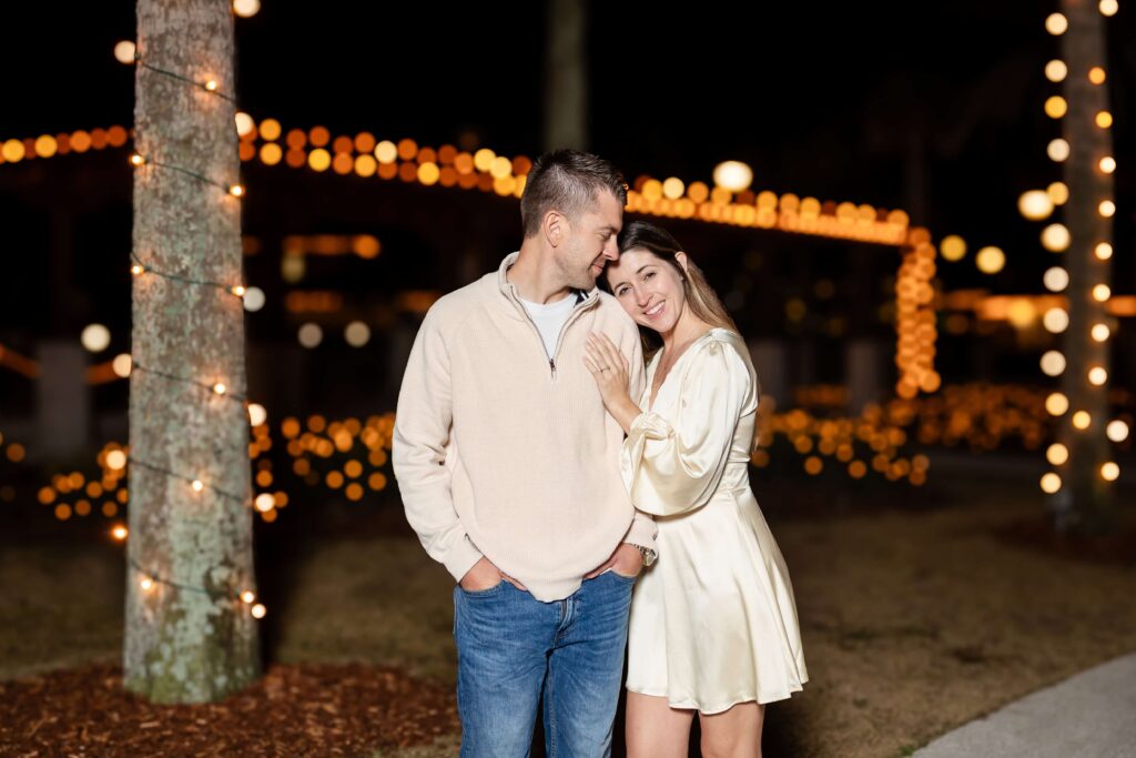 Engagement Session during Nights of Lights