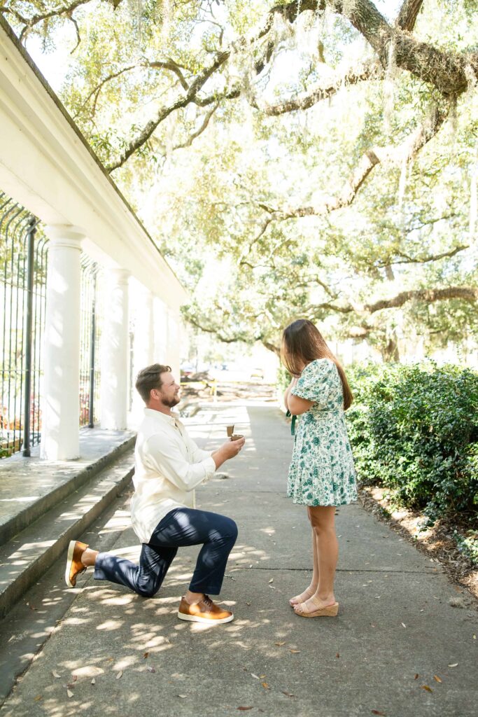 Proposal at Forysth Park, Savannah, GA | Phavy Photography
