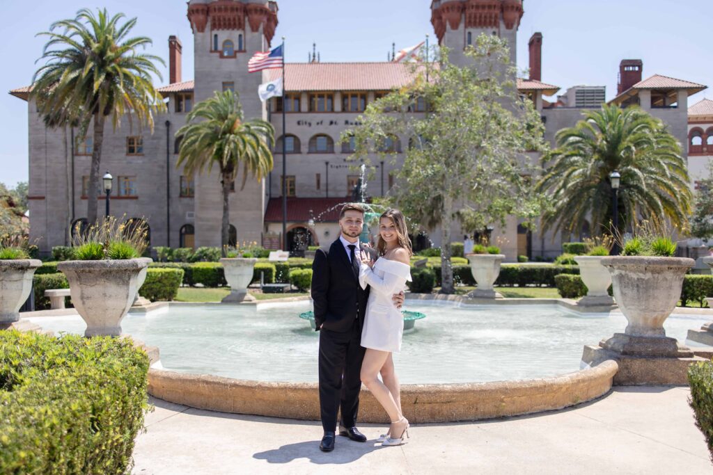 Elopement photo at the Lightner Museum