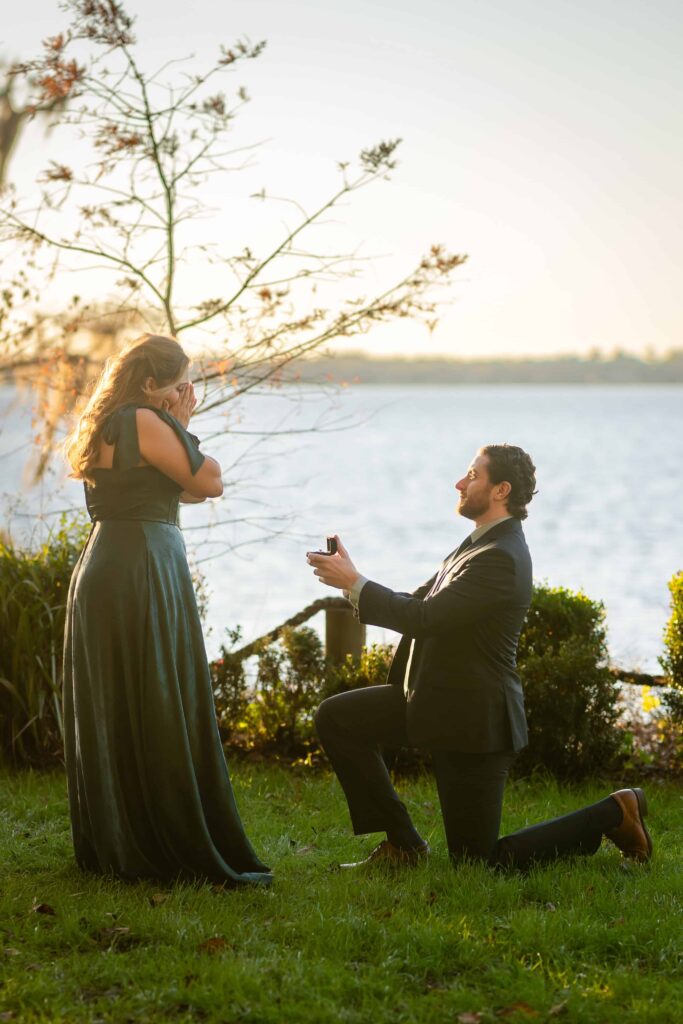 Surprise proposal at La Venture Grove | Photo by Phavy Photography, proposal photographer