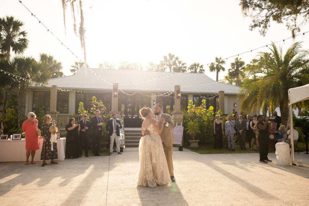 Wedding Photo at the Fountain of Youth, St. Augustine, FL