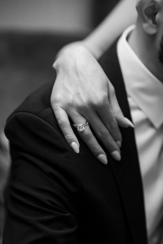 Classy bar engagement photos in St. Augustine, FL