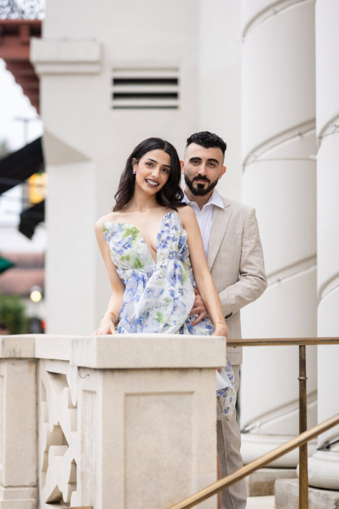Elegant Engagement Photoshoot at Casa Monica, St. Augustine, Fl by Phavy Photography | Florida Wedding Photographer
