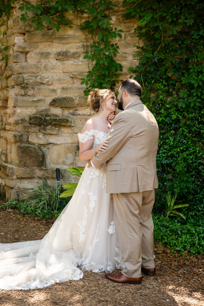 Wedding Photo at the Fountain of Youth, St. Augustine, FL 