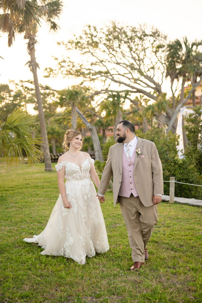 Wedding Photo at the Fountain of Youth, St. Augustine, FL 