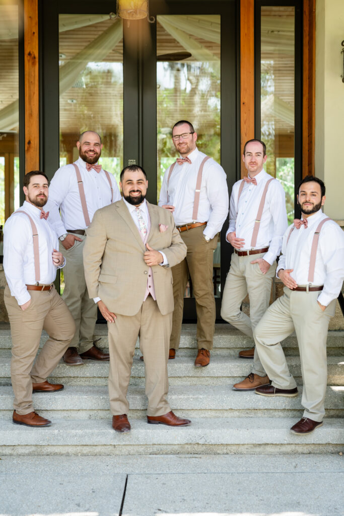 Wedding Photo at the Fountain of Youth, St. Augustine, FL 