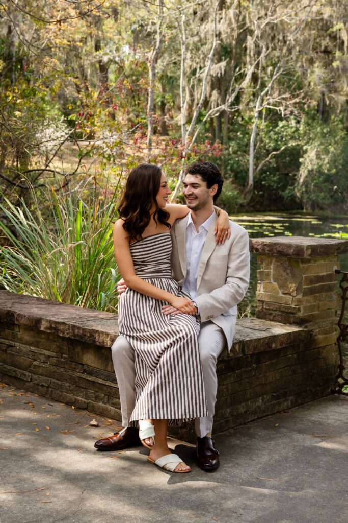 Jacksonville Arboretum & Botanical Gardens Engagement Photo