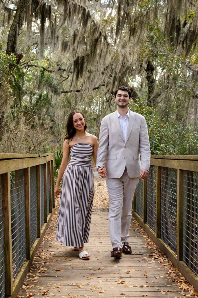 Jacksonville Arboretum & Botanical Gardens Engagement Photo