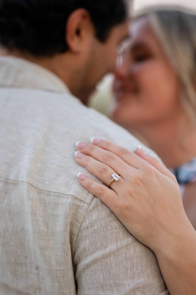 A proposing in St. Augustine at the Mantanzas Bay | Sunset proposal Captured by Phavy Photography, St. Augustine Proposal Photographer