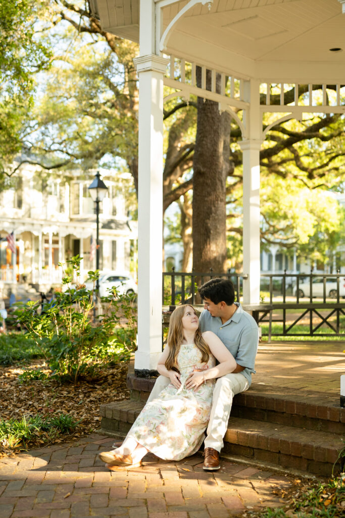 Whitefield Square Surprise Engagement | Romantic Proposals in Savannah