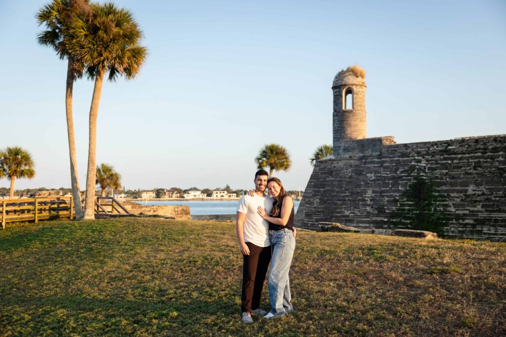 Romantic proposal spot in St Augustine - Castillo de San Marcos National Monument