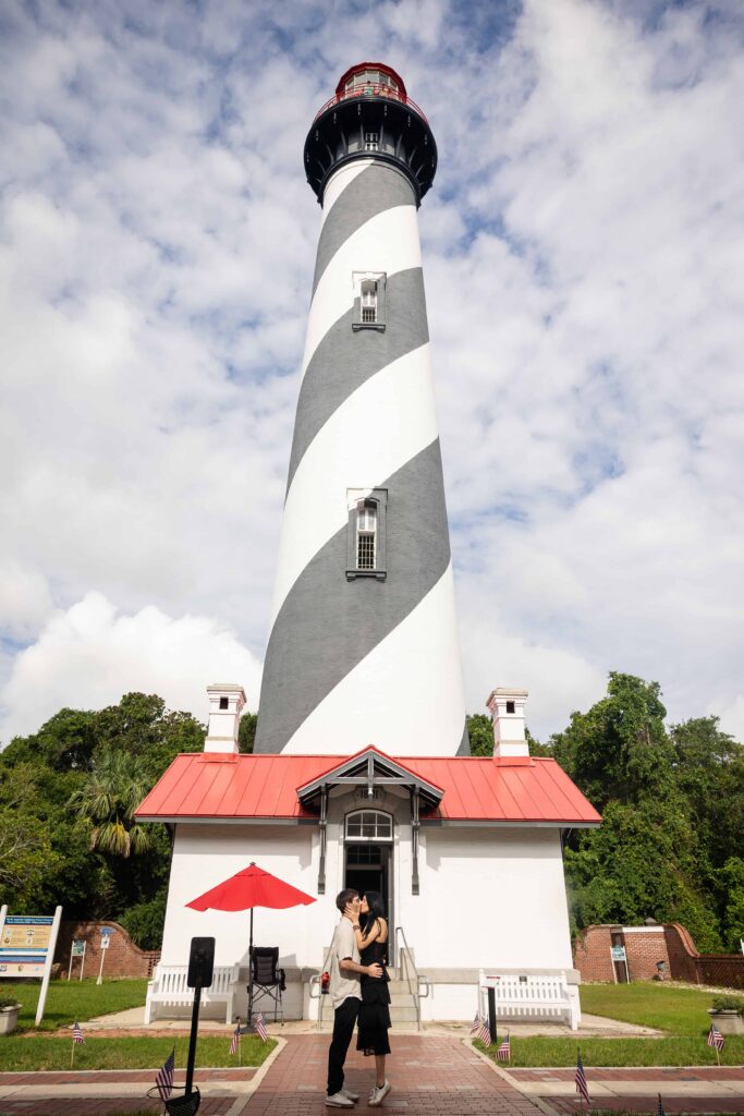 Unique proposal spot in St Augustine, Florida - St Augustine Lighthouse