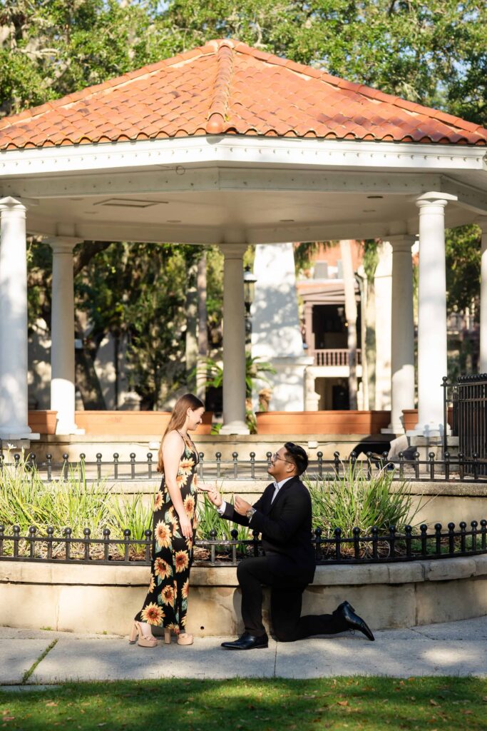 St. Augustine Surprise Proposal Spots | Plaza de la Constitucion