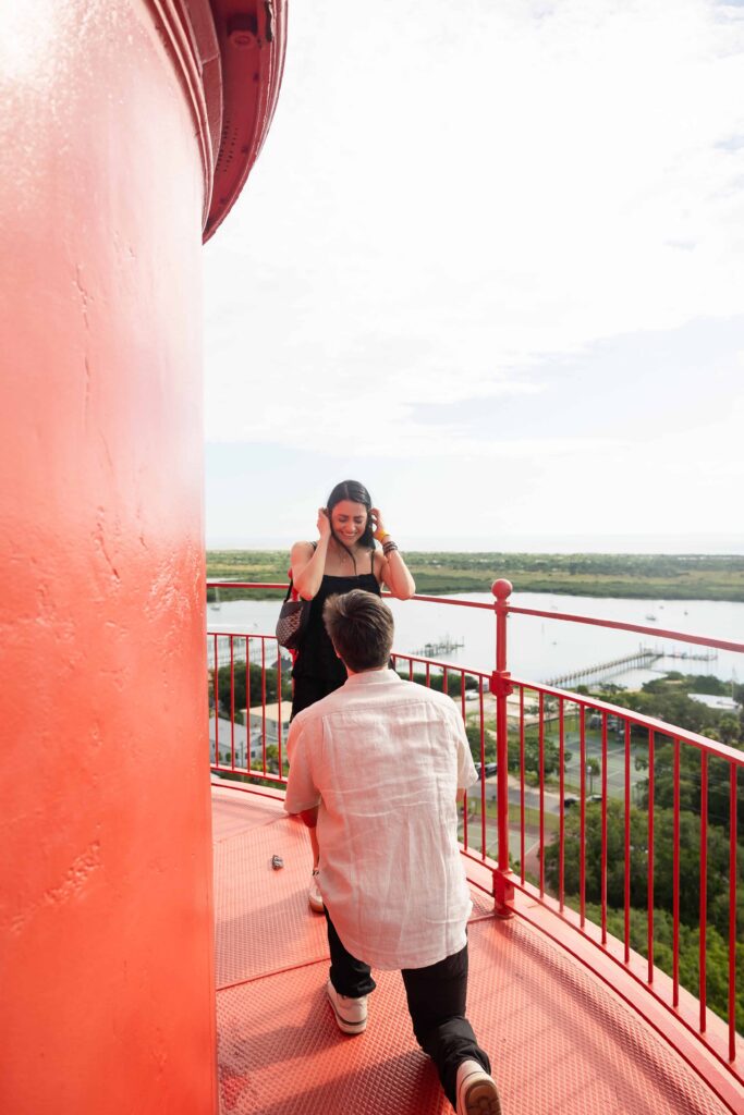 Unique proposal spot in St Augustine, Florida - St Augustine Lighthouse