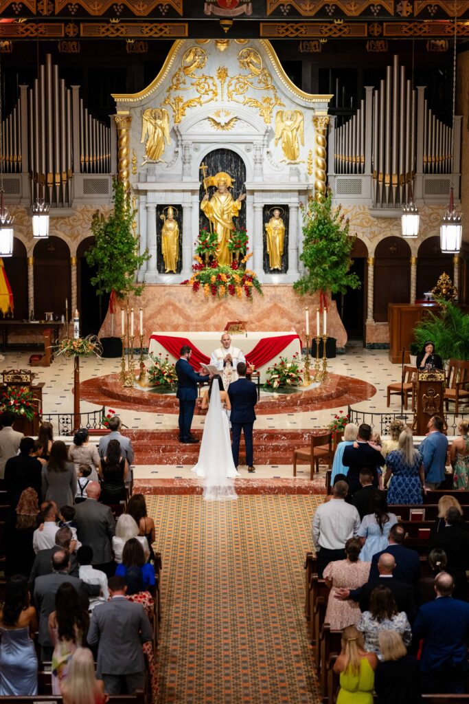 Catholic Wedding Photographer in St. Augustine | Cathedral Basilica Wedding 