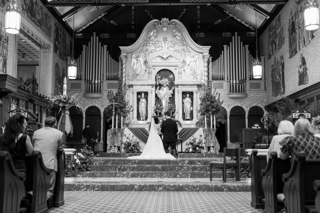 Cathedral Basilica Wedding captured by Phavy Photography | Catholic Wedding Photography in St. Augustine