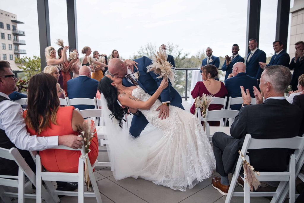 Wedding ceremony at the Thompson Savannah | Photo by Phavy Photography, Savannah Luxury Wedding Photographer