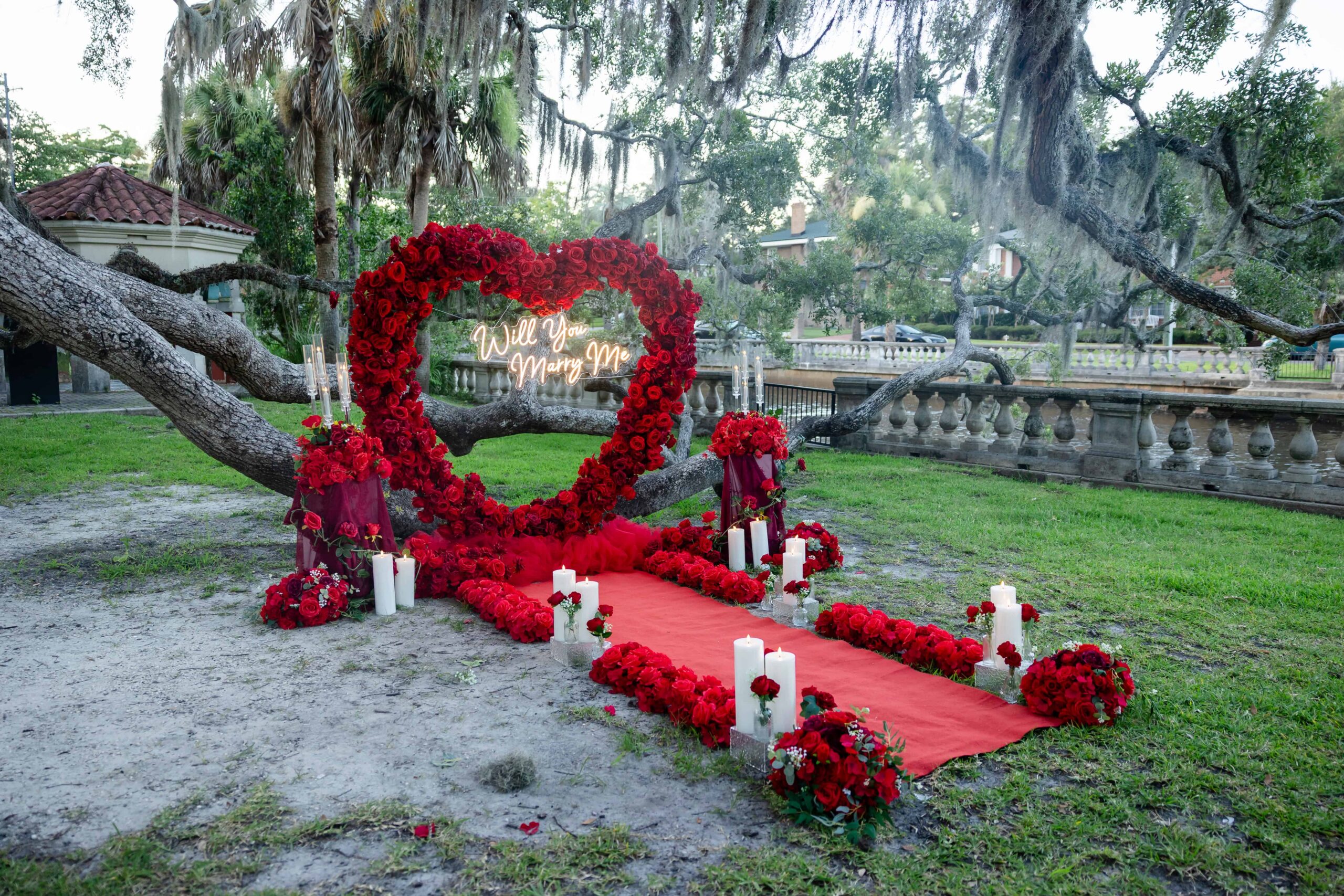 A surprise proposal set up in Jacksonville